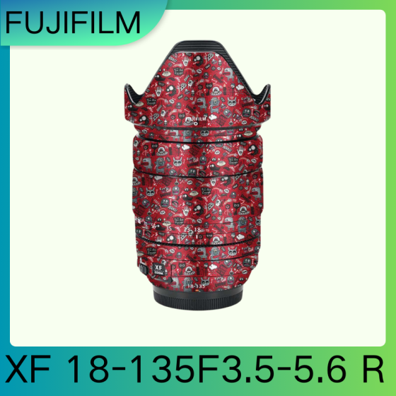 Lentes Fujifilm XF18-135F3.5-5.6 R  - Pele câmera, adesivo câmera - com alta resistência a arranhões, à prova d'água e com design elegante.